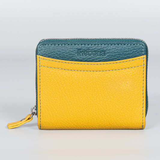 Jade Ladies Wallet - Green & Yellow