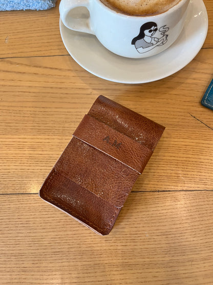 Poketto Customisable Leather Cigarette Case