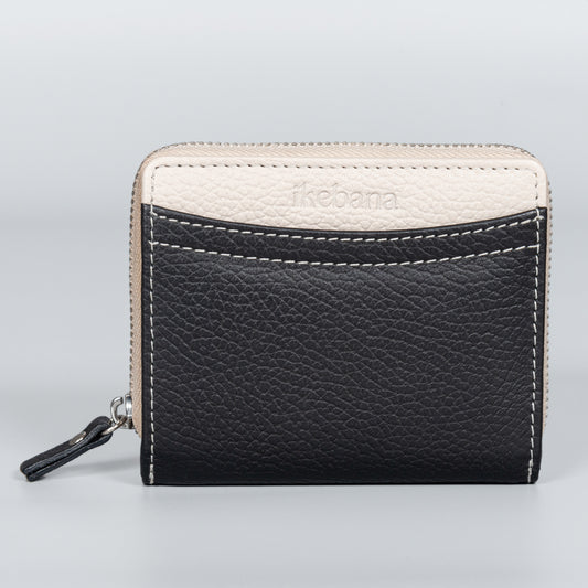 Jade Ladies Wallet- Black & White